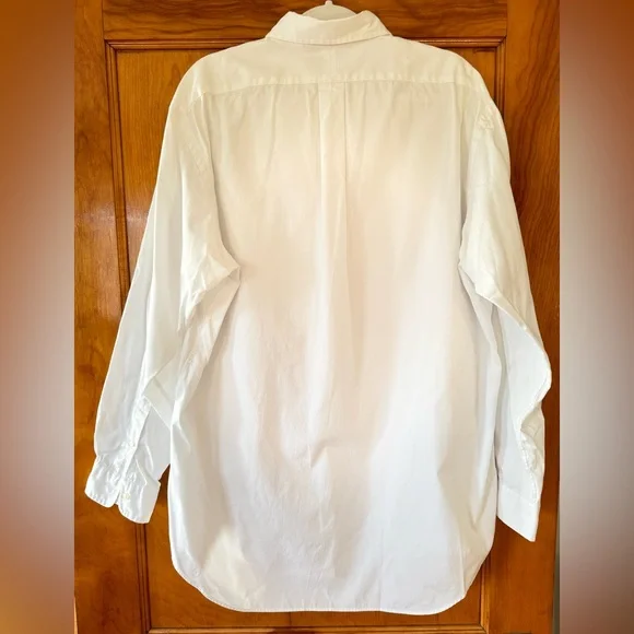 Ralph Lauren White Oxford Button-Down Dress Shirt - Picture 4 of 5